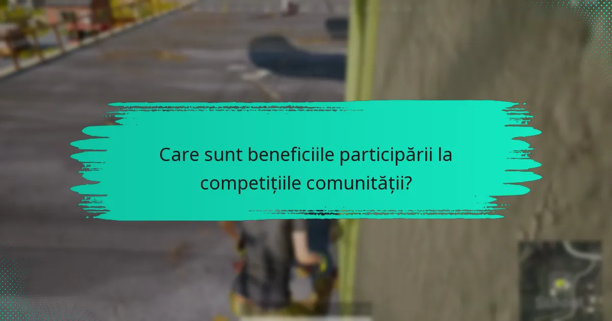 Cum funcționează competițiile comunității în misiunile de eveniment?